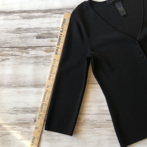 GEOFFREY BEENE CARDIGAN SWEATER WOMANS SIZE Medium. 3/4 sleeve - Picture 5 of 6